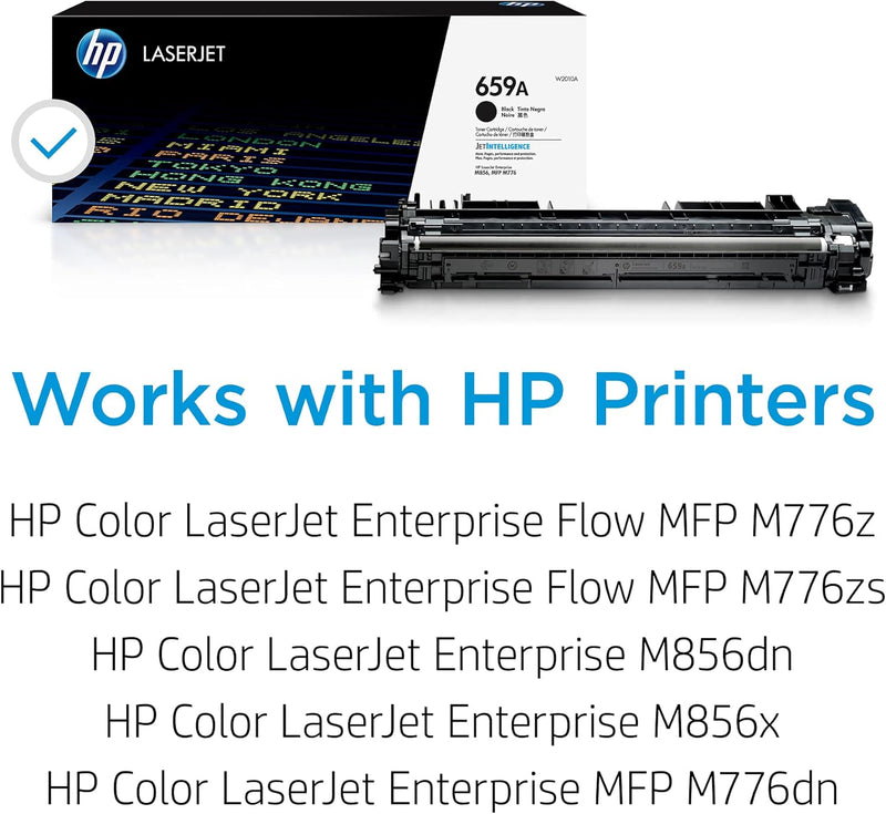 HP 659A (W2010A ) Original Tonerkartusche Schwarz (Kompatibel mit: HP LaserJet Druckern)