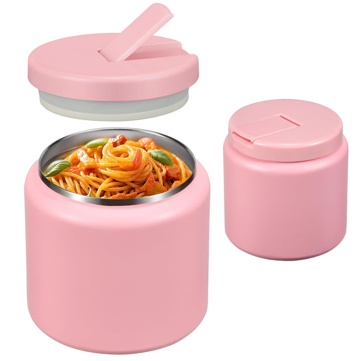 Itslife Thermobehälter für Essen 760ml, Thermo Lunchbox Kinder mit Schnallendeckel und Löffel, Warmh