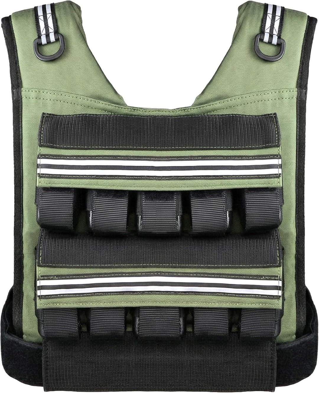 Amonax Gewichtsweste 10-30kg, Verstellbare Weighted Vest mit Reflektoren | Weighted Vest mit Reflekt