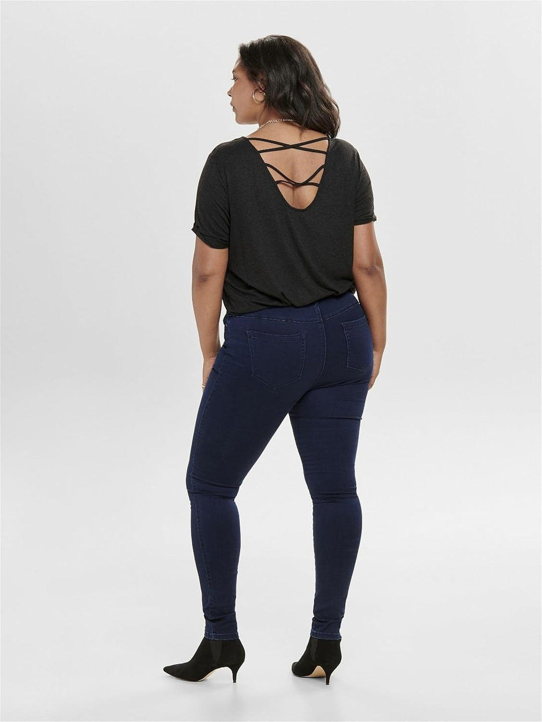 ONLY Damen Skinny-fit-Jeans 44W / 30L Blau (Dark Blue Denim Dark Blue Denim), 44W / 30L Blau (Dark B