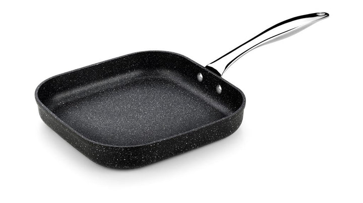 MONIX Mineral | Glatter quadratischer Grill 24 cm