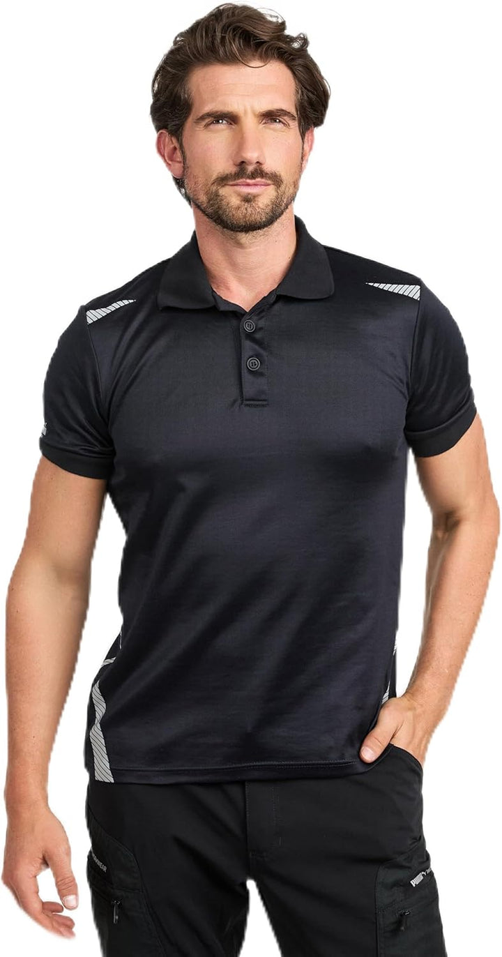 PUMA Workwear Essentials - Premium Arbeitsshirt für Herren, Poloshirt aus robustem Gewebe mit Reflek