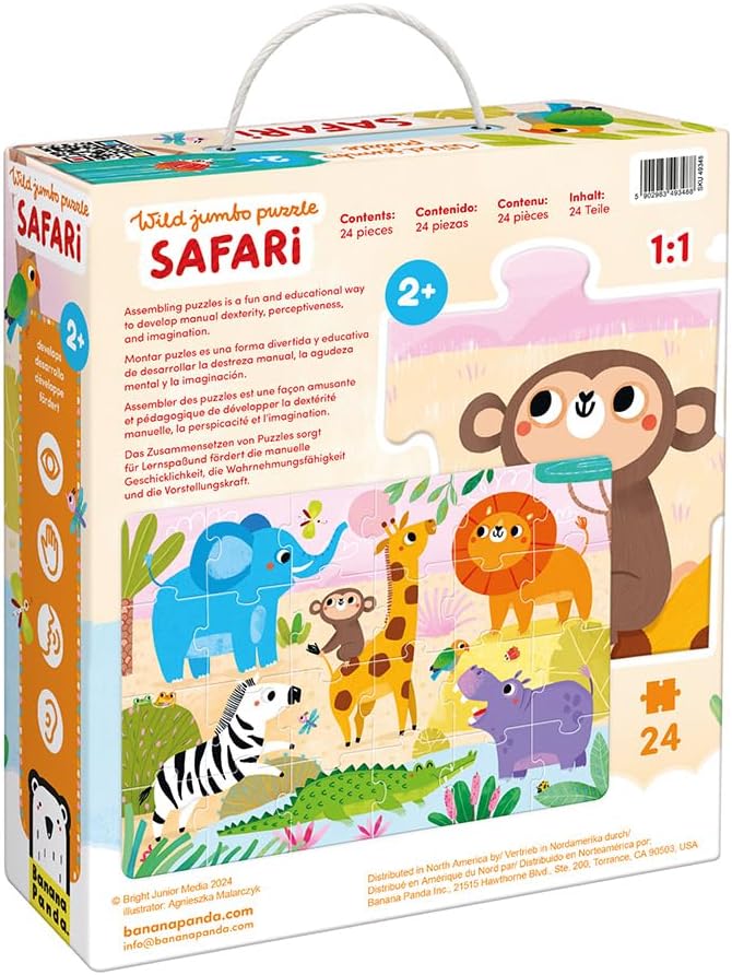 Banana Panda Jigsaw Wild Jumbo Puzzle Safari 2+