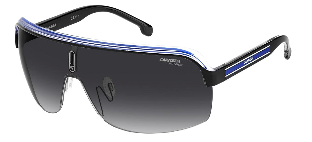 Carrera TOPCAR 1/N Black Blue/Grey Shaded 99/1/115 Herren Sonnenbrillen
