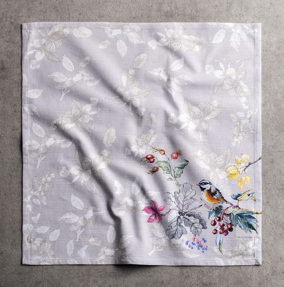 Maison d' Hermine Stoffservietten 4er Set aus 100% Baumwolle Wiederverwendbare Stoffservietten Weihn