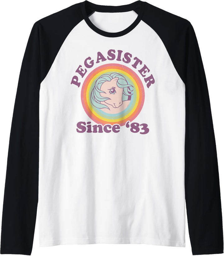 My Little Pony Pegasister Since '83 Retro Rainbow Circle Raglan