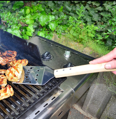 JIM BEAM Grillbesteck-Geschenkset/ Holzgriffe/ 5