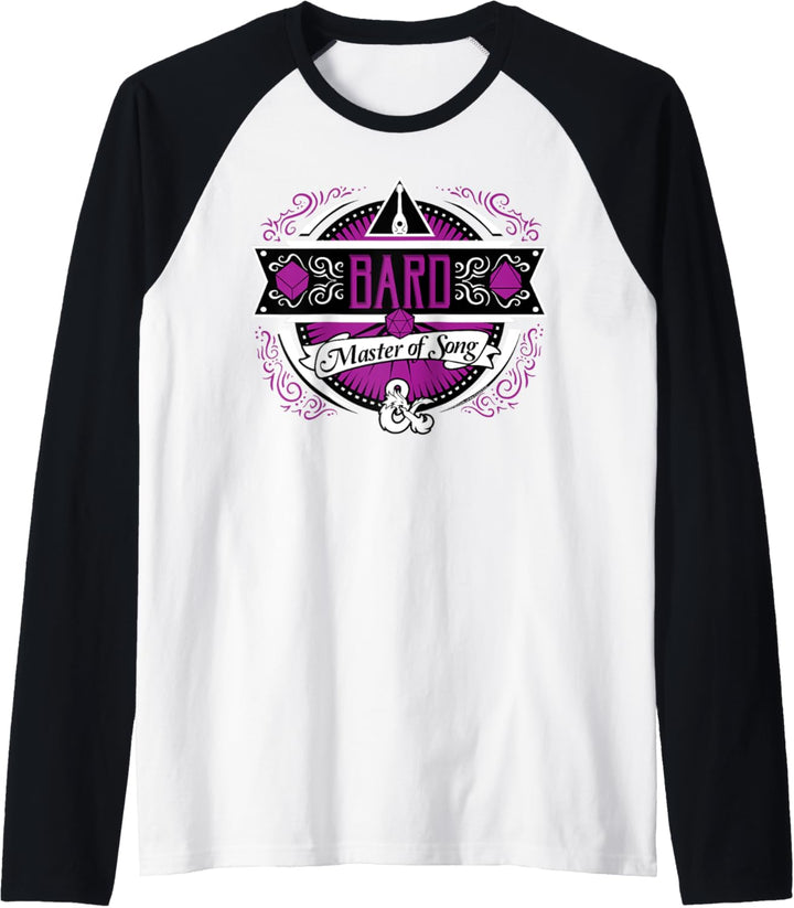 Dungeons & Dragons Bard Master Of Song Raglan