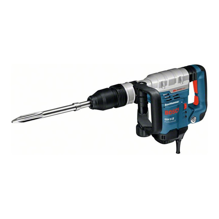 Bosch Professional Schlaghammer GSH 5 CE (mit SDS-max, 1.150 Watt, 400 mm Spitzmeissel, 8,3 J Schlag
