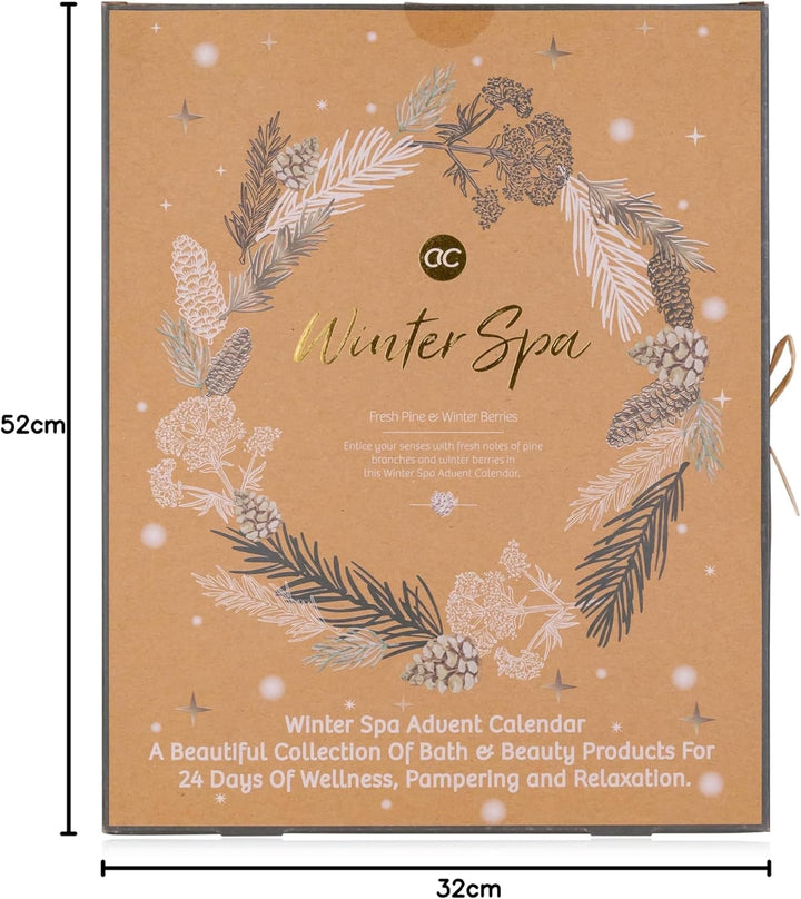 WINTER SPA Adventskalender für Frauen 2024 - XXL Wellness Adventskalender für Damen - Körperpflege