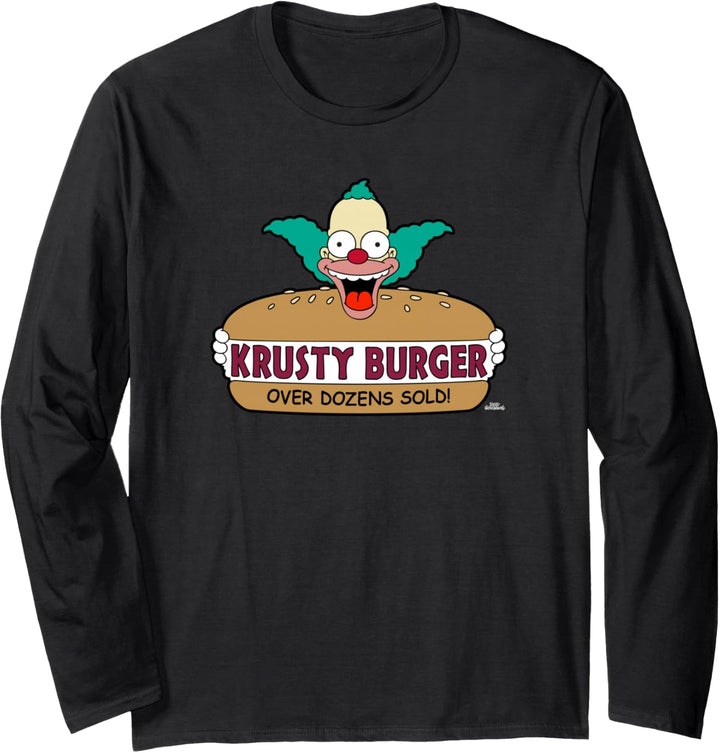 The Simpsons Krusty the Clown Burger Langarmshirt