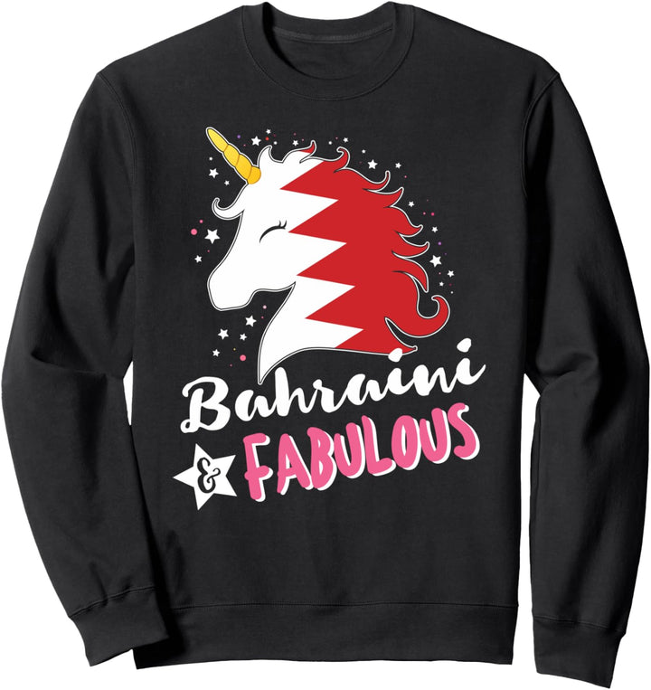 Bahraini Unicorn Bahrain Flag Sweatshirt