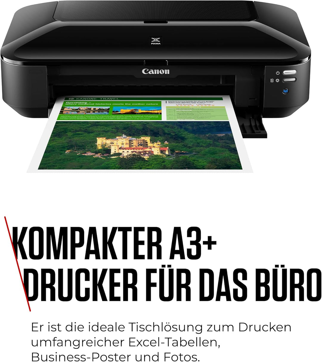 Canon PIXMA iX6850 Drucker Farbtintenstrahl Multifunktionsgerät DIN A3+ (Bürodrucker, Fotodruck, Tex