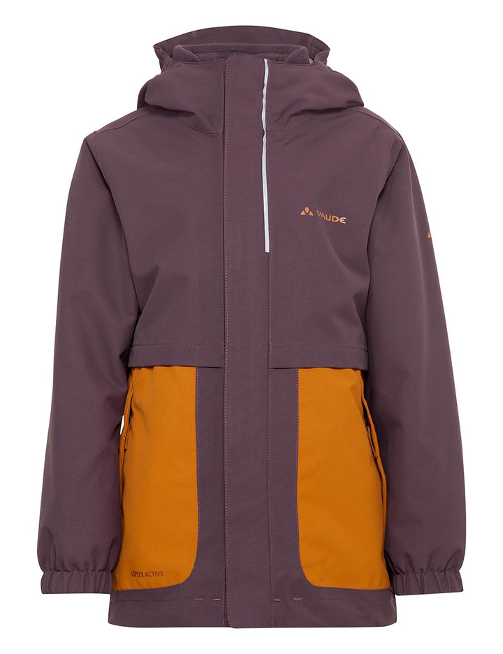 Kids Campfire 3in1 Jacket Girls 98 blackberry/brown, 98 blackberry/brown