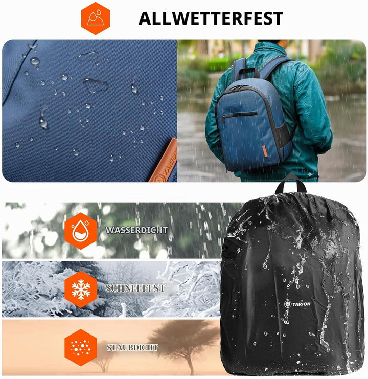 TARION Kamerarucksack Klein Fotorucksack Kameratasche: Kamera Rucksack Kompakt Kamerarucksäcke Leich