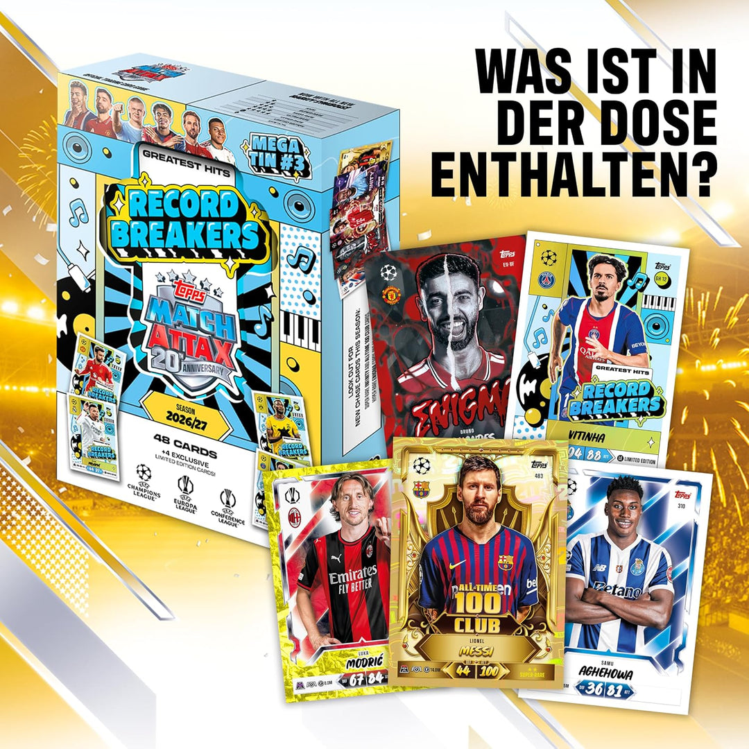 Topps Match Attax UCC 2026/27 - Mega Tin 3 (Record Breakers)