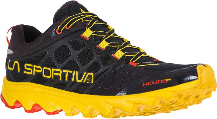 LA SPORTIVA Herren Helios SR Schuhe Trailrunningschuhe, Black Yellow