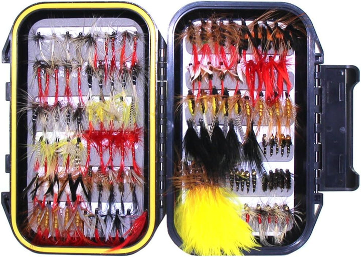 Croch Fliegen Form Angeln handgebunden Fliegen Forellen Köder Angel Imitate Kunstköder Saibling mit