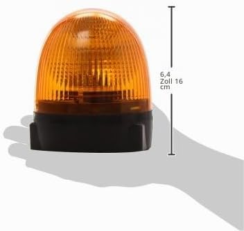 HELLA - Halogen-Rundumkennleuchte - Rota Compact - 12V - gelb - Anbau/geschraubt - Kabel: 140mm - St