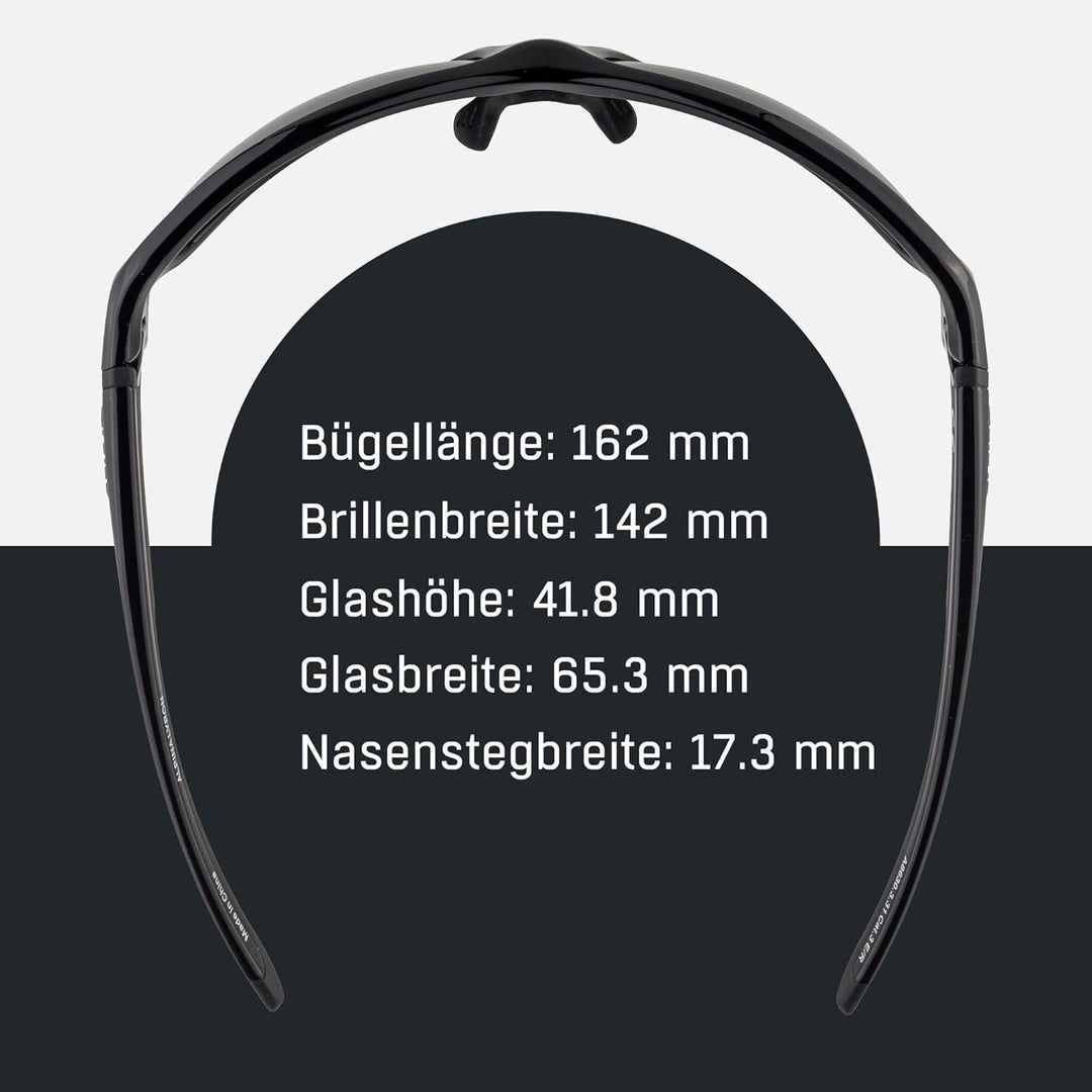 ALPINA LYRON - Verspiegelte und Bruchsichere Sport- & Fahrradbrille Mit 100% UV-Schutz Für Erwachsen