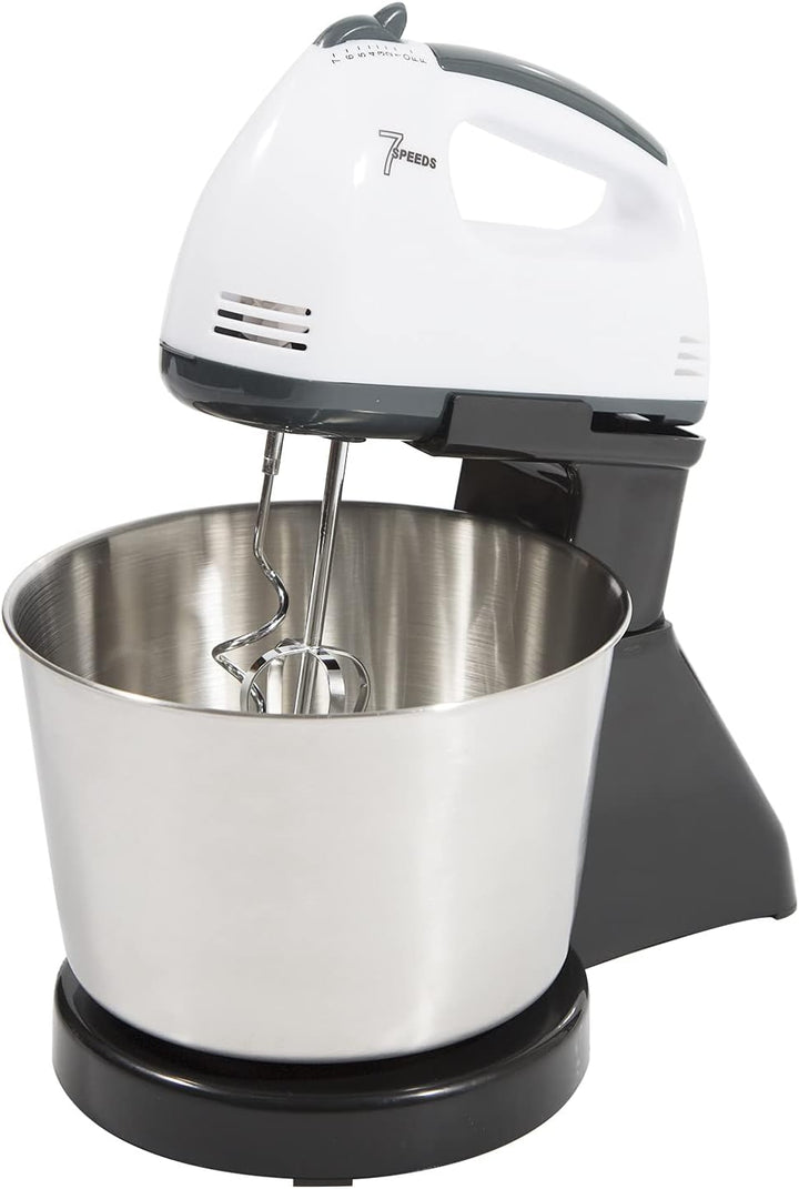 Küchenmaschine, 1.7L Geschwindigkeiten Standmixer Kuchenmixer, Edelstahl Rührer Teigmaschine für Gem