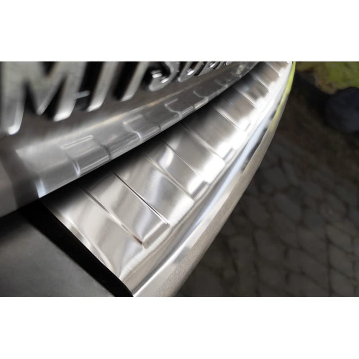 Avisa Edelstahl Heckstossstangenschutz kompatibel mit Mitsubishi Outlander II 2006-2012 / Peugeot 40