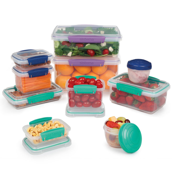 Sistema Frischhaltedosen für Lebensmittel | Meal Prep-Behälter mit DeckelnLunchboxenSnackdosen &amp; meh