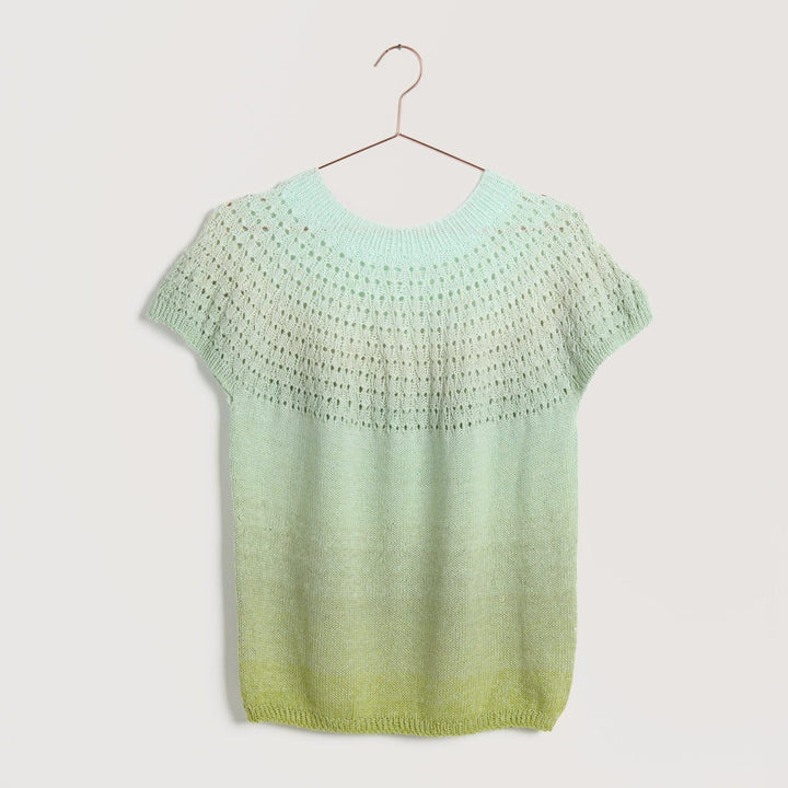 Rico Design Creative Cotton Dégradé Lucky 8 - Wolle zum Stricken und Häkeln - 200g, 800m (Aloe - 027