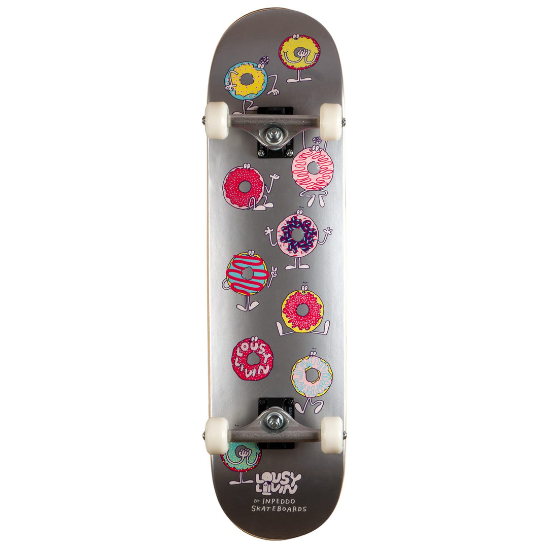 Inpeddo x Lousy Livin Skateboard Komplettboard Donut Standard 8.125"