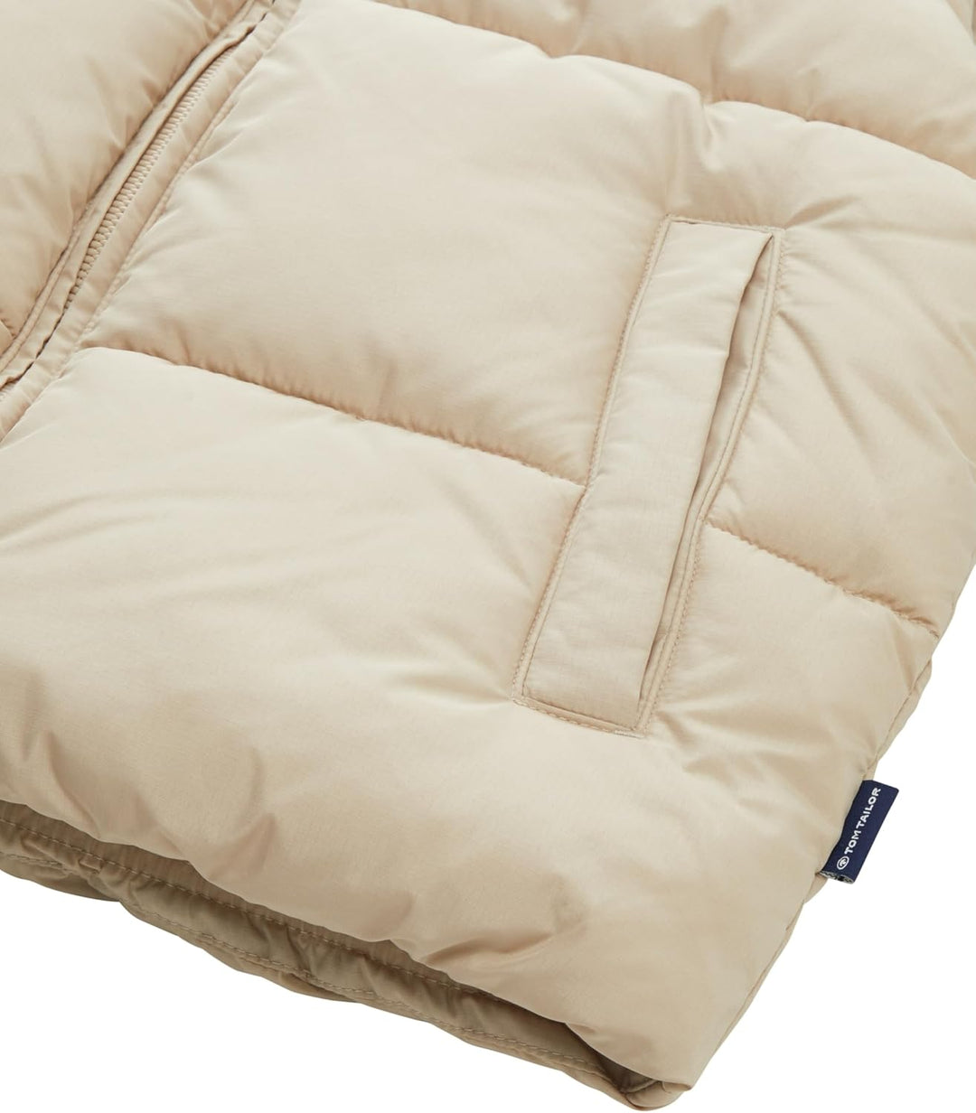 TOM TAILOR Jungen Kinder Puffer Weste 140 20058 - Sand, 140 20058 - Sand