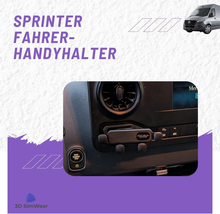 Generisch Logic-Mount Sprinter-Edition: Profi-Smartphonehalter für Mercedes Sprinter 906/907 Bj. 202