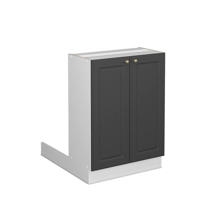 Vicco Kücheninsel Fame-Line, Anthrazit-Gold/Weiss, 60 cm ohne Arbeitsplatte Anthrazit-gold Regalinse