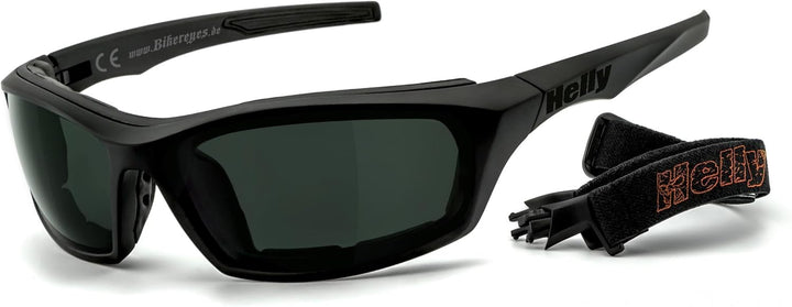 HELLY® - No.1 Bikereyes® | Motorradbrille, Multifunktionsbrille | beschlagfrei, winddicht | HLT® Sic