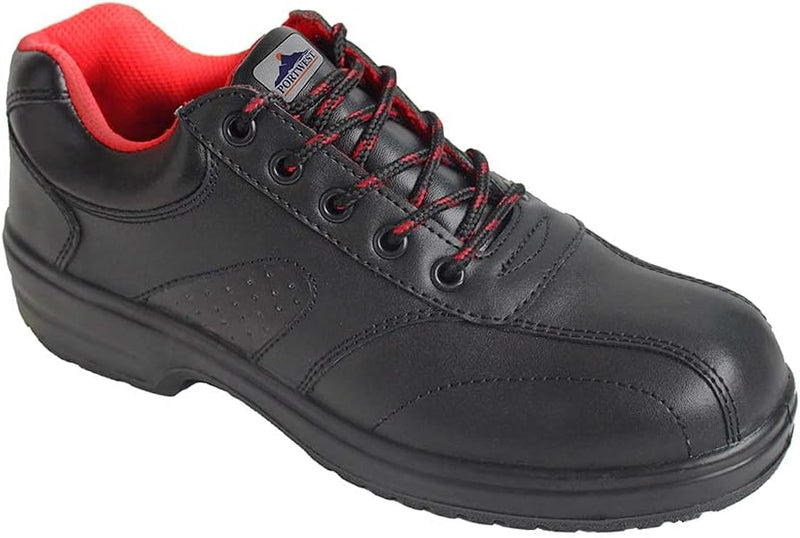 Portwest FW41 - Sicherheits-Schuh für Frauen, 36/3, 41, Schwarz 41 EU Schwarz, 41 EU Schwarz