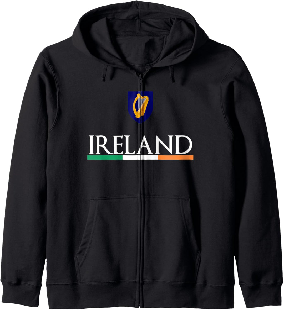 Flag Of Ireland Tricolour Shirt Eire Irish Coat Of Arms Gift Kapuzenjacke