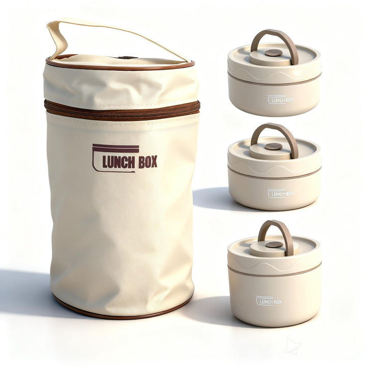 Pissente Isolierte -Lunchbox, Isolierter Lunchbehälter aus 304 Edelstahl, Versiegelt, Multifunktiona
