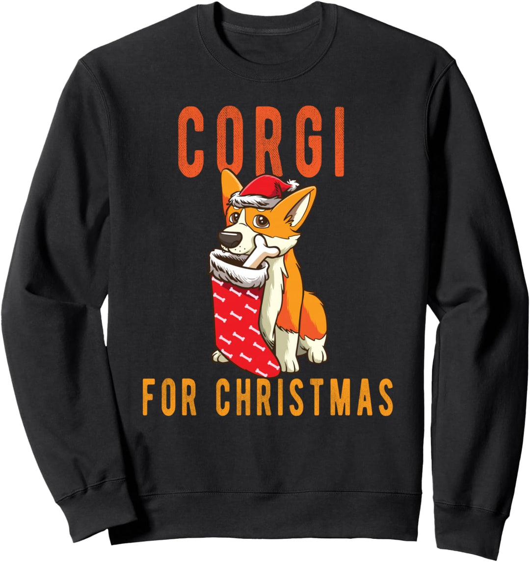 Corgi for Christmas Corgi Dog Christmas Sweater Corgi Lover Sweatshirt