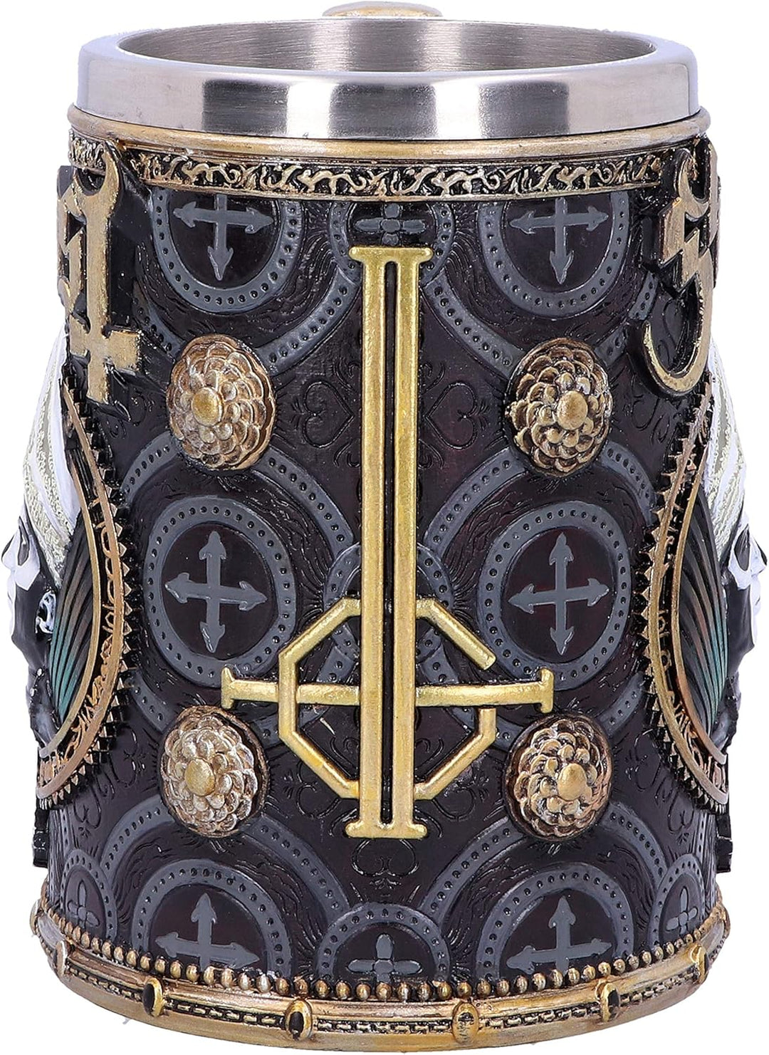Nemesis Now Iron Tankard Merchandise Ghost Papa Emeritus Iii Meliora Gold, Ghost Papa Emeritus Iii M