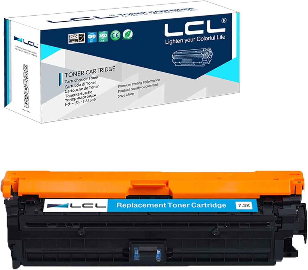 LCL Remanufactured Tonerkartusche 307A CE741A (1 Cyan) Ersatz für HP Color Laserjet CP5225 CP5225n C