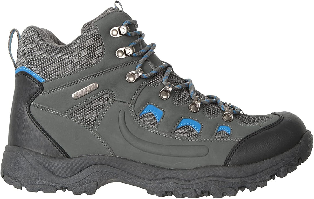 Mountain Warehouse Adventurer Mens Waterproof Boots - IsoDry Schuhe mit Synthetik-Obermaterial, Mesh