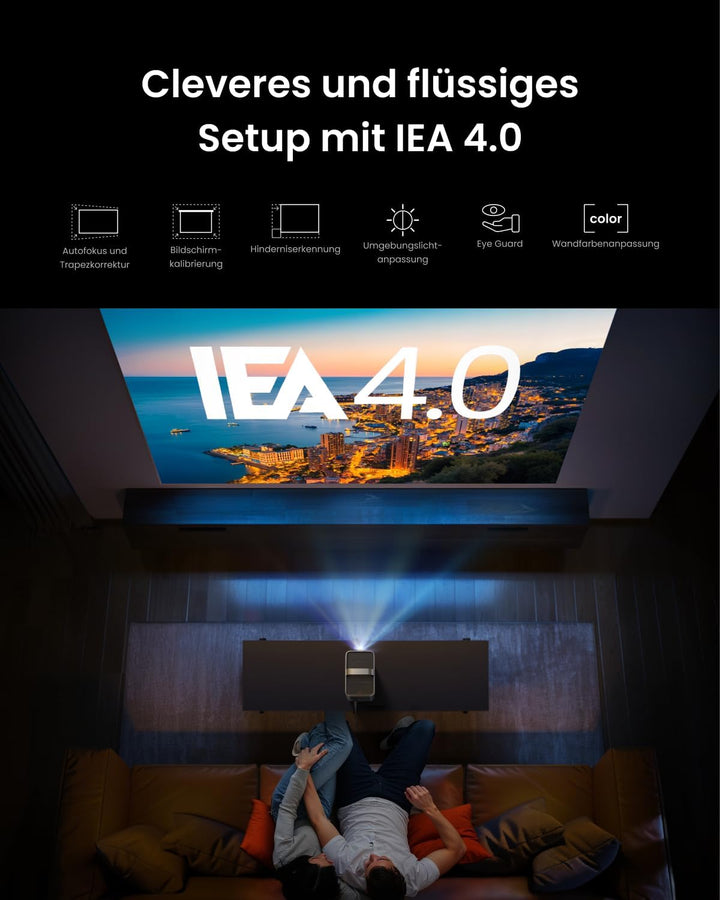 NEBULA Cosmos 4K SE Smart-Beamer, 4K High-Brightness-Projektor mit Dolby Vision, 200" Grossbildschir