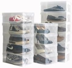 Schuhbox - 15 Stuck. - Schuhboxen Schuhschachteln aus Kunstoff
