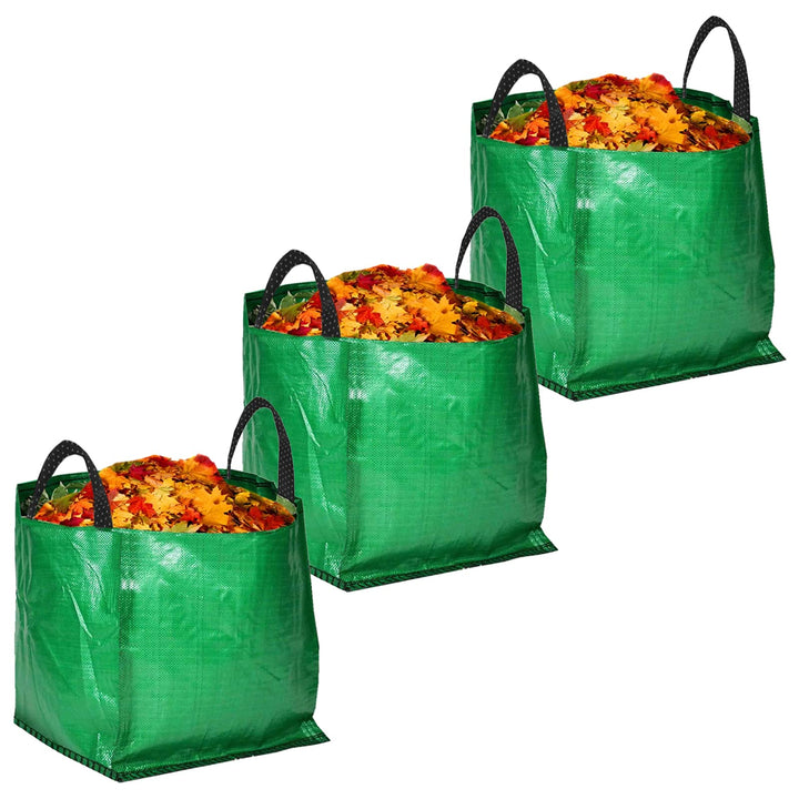 Spares2go Grosser extra starker Gartenabfallsack (120 Liter, 3 Stück)