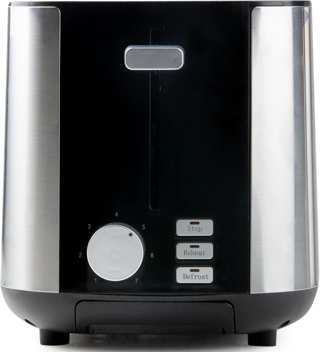 DOMO DO966T Toaster - Für 2 Toasts - 3 Funktionen: rösten, auftauen, abbrechen - 7 Temperaturstände