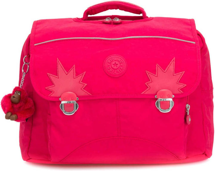 Kipling INIKO Schultasche mit Gepolsterten Schulterriemen True Pink, True Pink