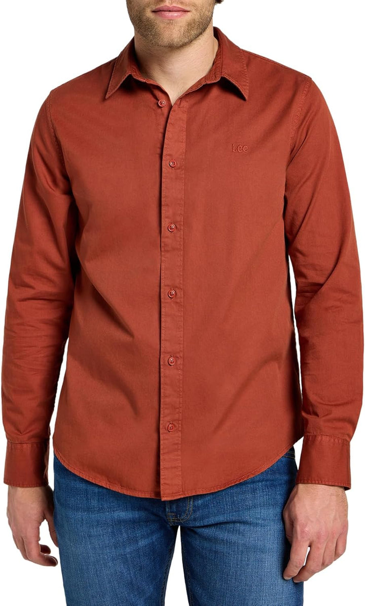 Lee Herren Patch Shirt XXL Sweet Maple, XXL Sweet Maple