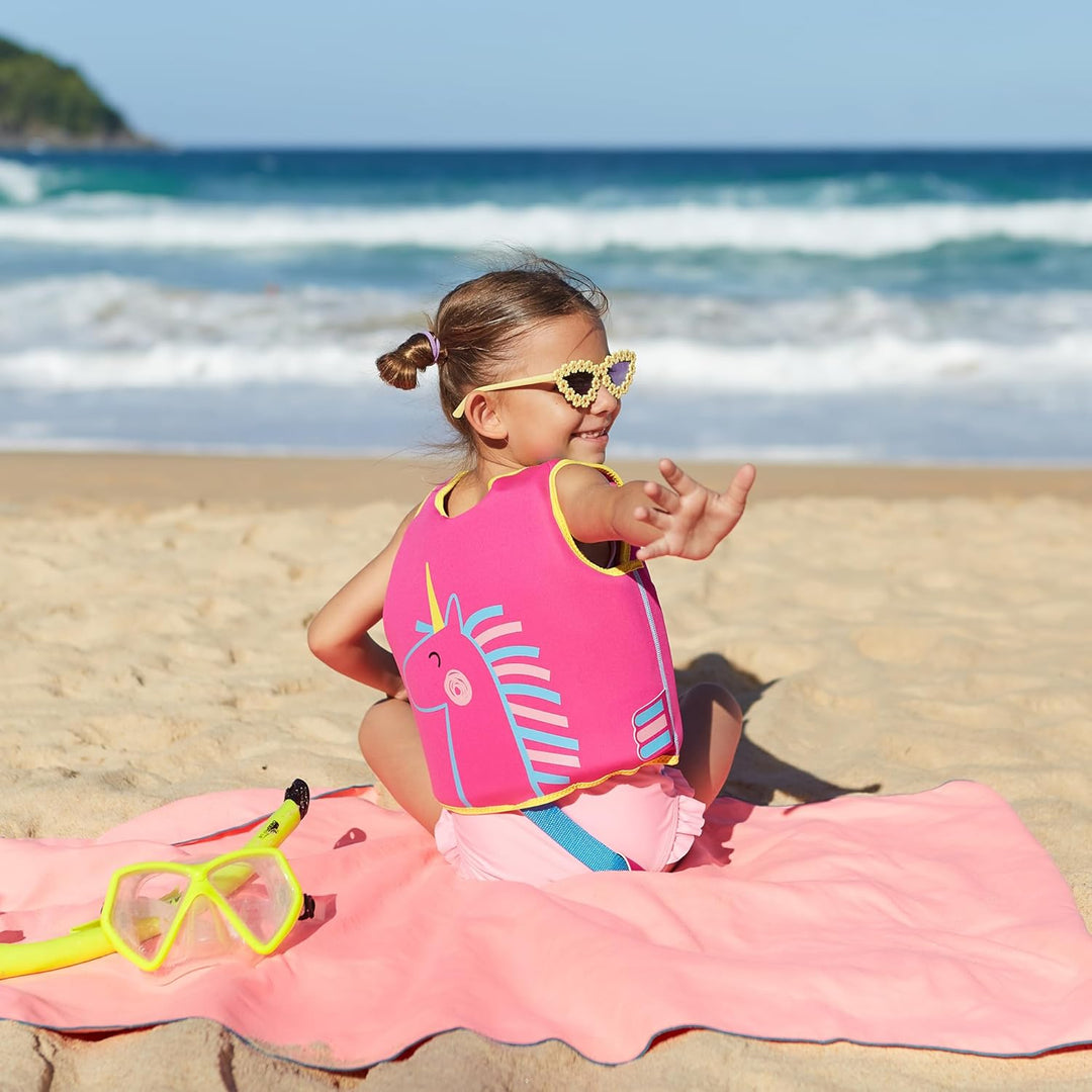 OSHYLE Kinder Schwimmweste - Jungen Mädchen Neopren Schwimmen Jacke Kleinkind Schwimmen Floating Neo