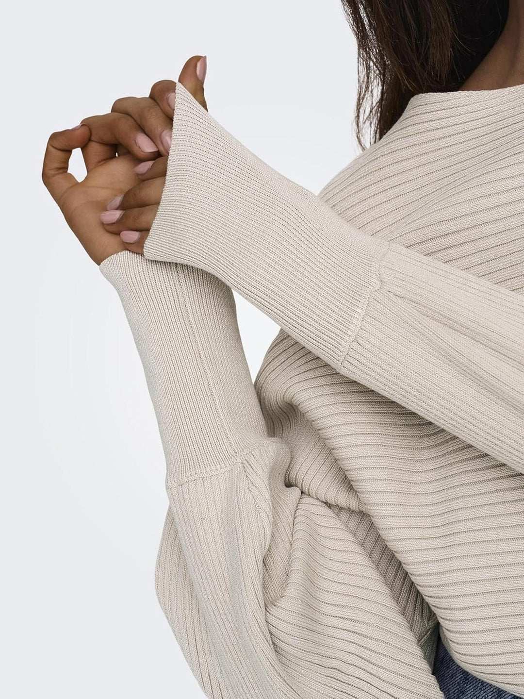 ONLY Female Strickpullover ONLADALINE Strickpullover XS Grau (Pumice Stone), XS Grau (Pumice Stone)