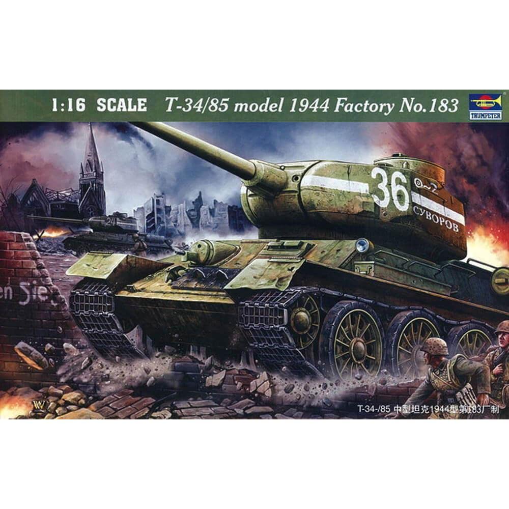 Trumpeter 00902 Modellbausatz T-34/85 1944 Baunummer 183