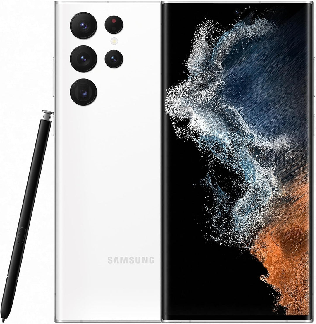 Samsung S908B/DS 5G S22 Ultra 8GB/128GB White EU Alle Träger Weiss 8 GB, Alle Träger Weiss 8 GB